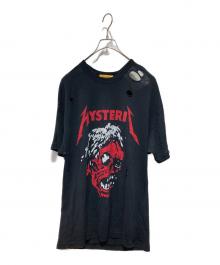 Hysteric Glamour（ヒステリックグラマー）の古着「METAL オーバーサイズTシャツ」｜ブラック