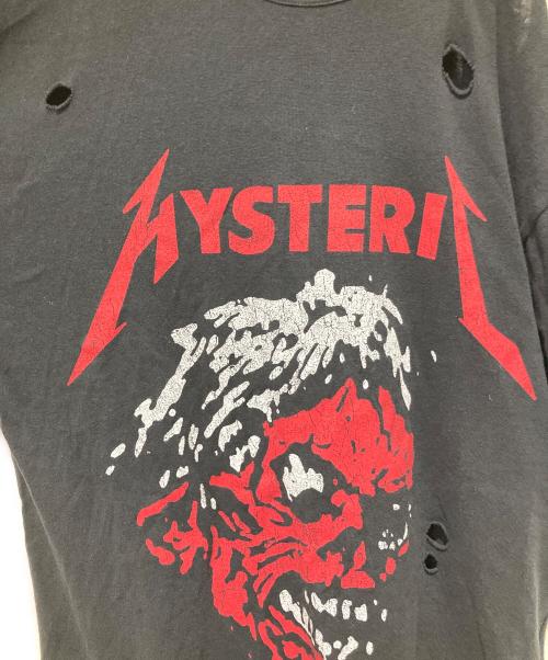 Hysteric Glamour（ヒステリックグラマー）Hysteric Glamour (ヒステリックグラマー) METAL オーバーサイズTシャツ ブラック サイズ:FREEの古着・服飾アイテム