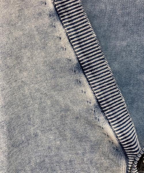 DIESEL（ディーゼル）DIESEL (ディーゼル) ブリーチ加工カーディガン ブルー サイズ:XSの古着・服飾アイテム