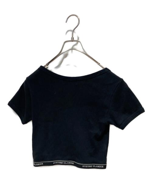 Hysteric Glamour（ヒステリックグラマー）Hysteric Glamour (ヒステリックグラマー) SMOKING GIRL チビTEE ブラック サイズ:FREEの古着・服飾アイテム