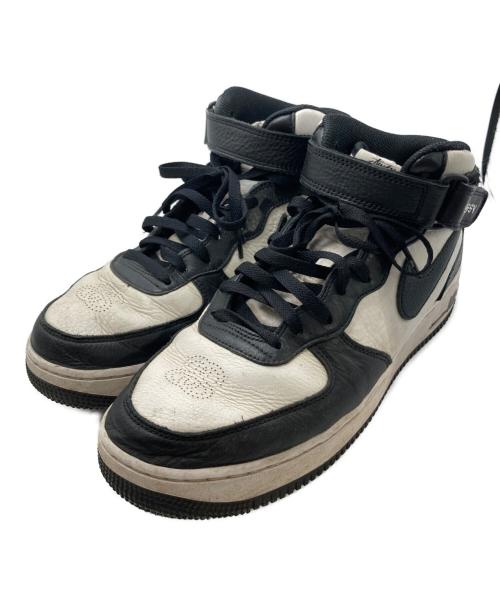 NIKE（ナイキ）NIKE (ナイキ) stussy (ステューシー) Air Force 1 Mid ブラック サイズ:28cmの古着・服飾アイテム