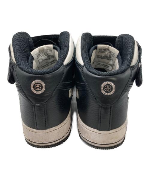 NIKE（ナイキ）NIKE (ナイキ) stussy (ステューシー) Air Force 1 Mid ブラック サイズ:28cmの古着・服飾アイテム