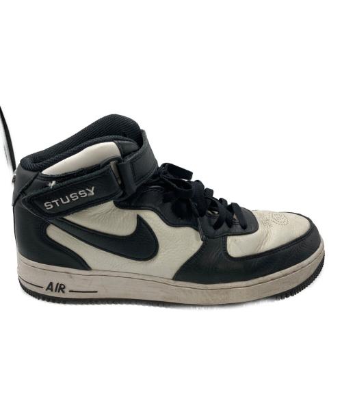 NIKE（ナイキ）NIKE (ナイキ) stussy (ステューシー) Air Force 1 Mid ブラック サイズ:28cmの古着・服飾アイテム