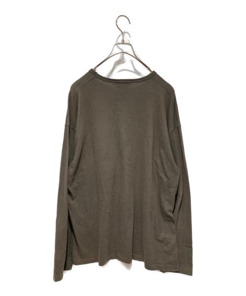 ANCELLM（アンセルム）ANCELLM (アンセルム) C/R CREW NECK LS T-SHIRT グレー サイズ:1の古着・服飾アイテム
