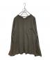 ANCELLM（アンセルム）の古着「C/R CREW NECK LS T-SHIRT」｜グレー