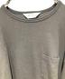 中古・古着 ANCELLM (アンセルム) C/R CREW NECK LS T-SHIRT グレー サイズ:1：7000円