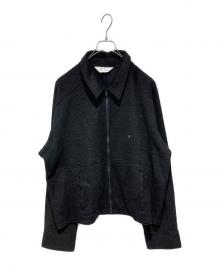 ANCELLM（アンセルム）の古着「SHAGGY ZIP UP SHIRT」｜ブラック