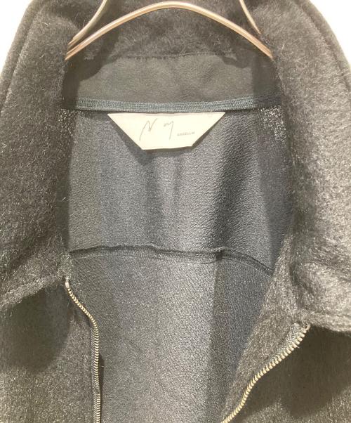 ANCELLM（アンセルム）ANCELLM (アンセルム) SHAGGY ZIP UP SHIRT ブラック サイズ:2の古着・服飾アイテム