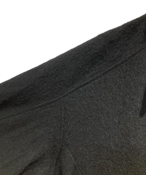 ANCELLM（アンセルム）ANCELLM (アンセルム) SHAGGY ZIP UP SHIRT ブラック サイズ:2の古着・服飾アイテム