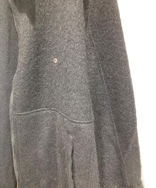 ANCELLM（アンセルム）ANCELLM (アンセルム) SHAGGY ZIP UP SHIRT ブラック サイズ:2の古着・服飾アイテム