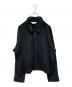 ANCELLM（アンセルム）の古着「SHAGGY ZIP UP SHIRT」｜ブラック