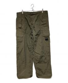 C.P COMPANY（シーピーカンパニー）の古着「FLATT NYLON OVERSIZE PANTS」｜オリーブ