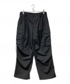 Essayエッセイ）の古着「Wool Blend Wide Military Trousers」｜ブラック