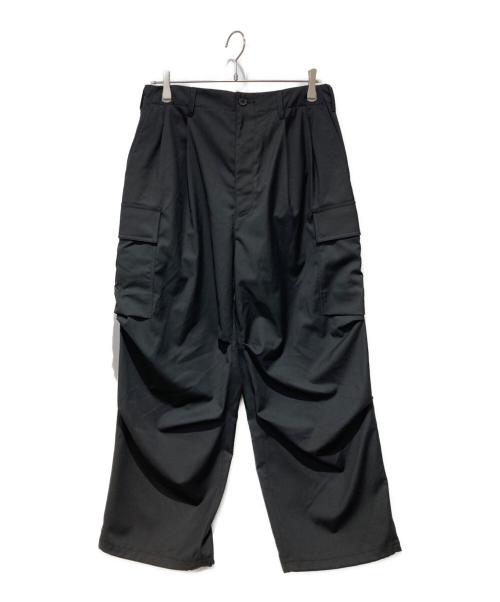 Essay（エッセイ）Essay (エッセイ) Wool Blend Wide Military Trousers ブラック サイズ:2の古着・服飾アイテム