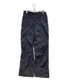 WIDE DAD（ワイド ダット）の古着「NYLON STRAIGHT PANTS」｜ネイビー