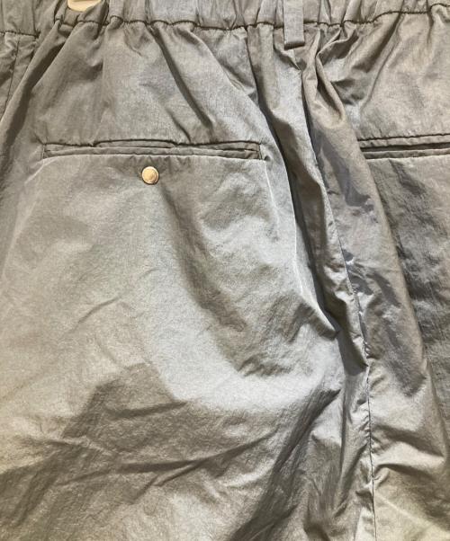 WIDE DAD（ワイド ダット）WIDE DAD (ワイド ダット) NYLON STRAIGHT PANTS ネイビー サイズ:2の古着・服飾アイテム