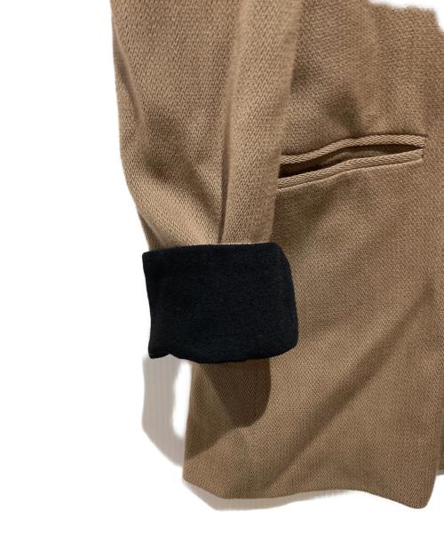 EMPORIO ARMANI（エンポリオアルマーニ）EMPORIO ARMANI (エンポリオ アルマーニ) スタンドカラージャケット ベージュ サイズ:40の古着・服飾アイテム