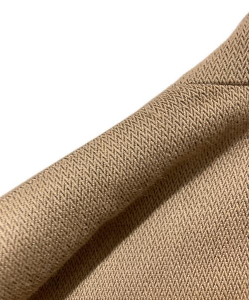 EMPORIO ARMANI（エンポリオアルマーニ）EMPORIO ARMANI (エンポリオ アルマーニ) スタンドカラージャケット ベージュ サイズ:40の古着・服飾アイテム