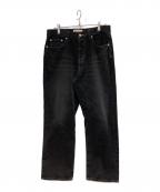 stussyステューシー）の古着「Big Ol' Jean Vintage Wash Denim」｜ブラック