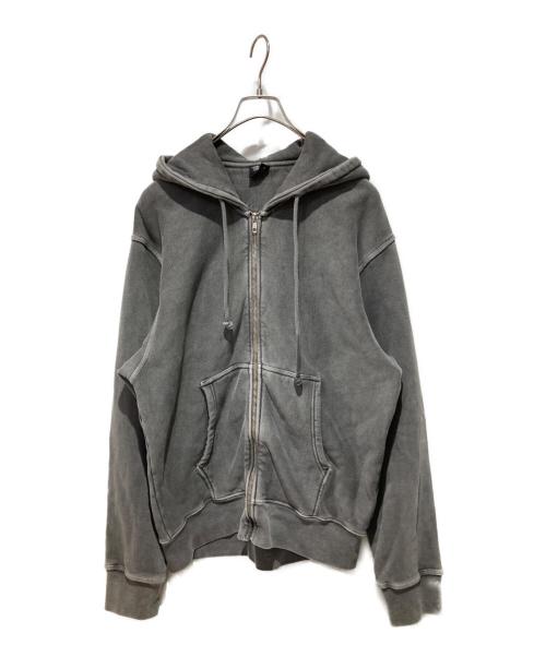 stussy（ステューシー）stussy (ステューシー) Buana Pigment Dyed Hoodie グレー サイズ:Mの古着・服飾アイテム