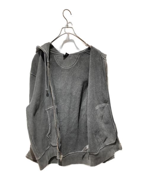 stussy（ステューシー）stussy (ステューシー) Buana Pigment Dyed Hoodie グレー サイズ:Mの古着・服飾アイテム