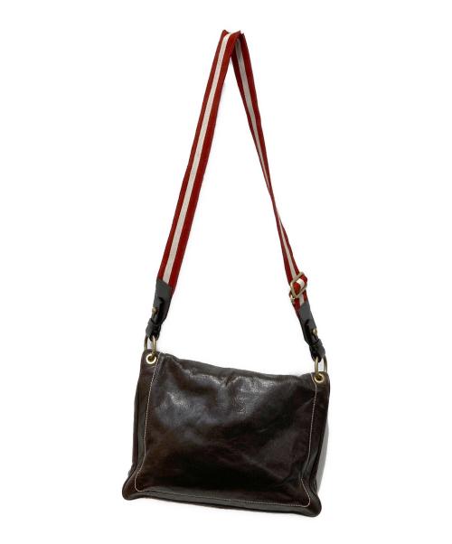 BALLY（バリー）BALLY (バリー) レザーショルダーバッグ ブラウン サイズ:下記参照の古着・服飾アイテム