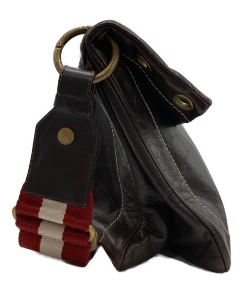 BALLY（バリー）BALLY (バリー) レザーショルダーバッグ ブラウン サイズ:下記参照の古着・服飾アイテム