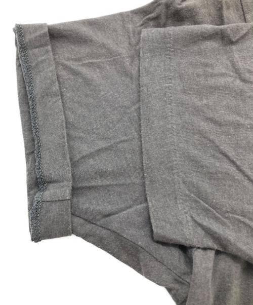 REGULATION Yohji Yamamoto MEN（レギュレーション ヨウジヤマモト）REGULATION Yohji Yamamoto MEN (レギュレーション ヨウジヤマモト) ナナメハギ半袖Tシャツ グレー サイズ:1の古着・服飾アイテム