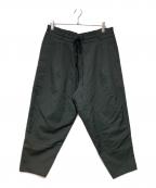 ）の古着「Wash Wool Himo Pants」｜グリーン