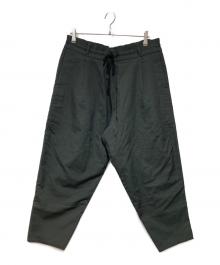 YANTOR（ヤントル）の古着「Wash Wool Himo Pants」｜グリーン