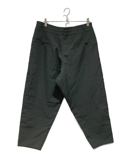 YANTOR（ヤントル）YANTOR (ヤントル) Wash Wool Himo Pants グリーン サイズ:Mの古着・服飾アイテム