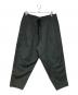 YANTOR（ヤントル）の古着「Wash Wool Himo Pants」｜グリーン