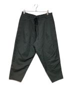 YANTORヤントル）の古着「Wash Wool Himo Pants」｜グリーン