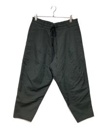 YANTOR（ヤントル）の古着「Wash Wool Himo Pants」｜グリーン