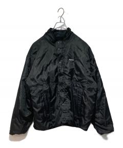 PWA プア ブルゾン XL 黒 【古着】【中古】【送料無料】 中古・古着通販】PWA (プア) QUILTED PUFFY SHIRT イエロー×グレー