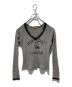 Hysteric Glamour（ヒステリックグラマー）の古着「ショート丈Tシャツ」｜グレー
