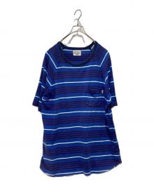 stussy（ステューシー）の古着「Alton Stripe Crew」｜ネイビー