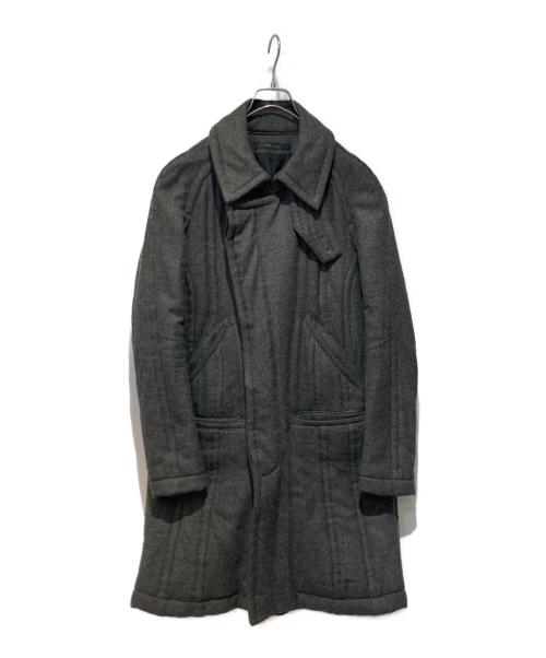 MA JULIUS（エムエイユリウス）MA JULIUS (エムエイユリウス) 中綿ロングコート グレー サイズ:1の古着・服飾アイテム