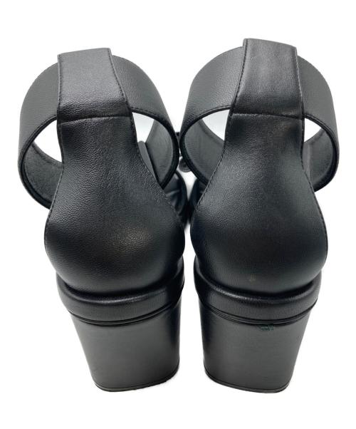 COMME des GARCONS（コムデギャルソン）COMME des GARCONS (コムデギャルソン) リボンサンダル ブラック サイズ:38の古着・服飾アイテム