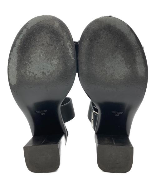 COMME des GARCONS（コムデギャルソン）COMME des GARCONS (コムデギャルソン) リボンサンダル ブラック サイズ:38の古着・服飾アイテム