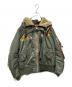AVIREX（アヴィレックス）の古着「REMODEL MA-1 JACKET」｜カーキ
