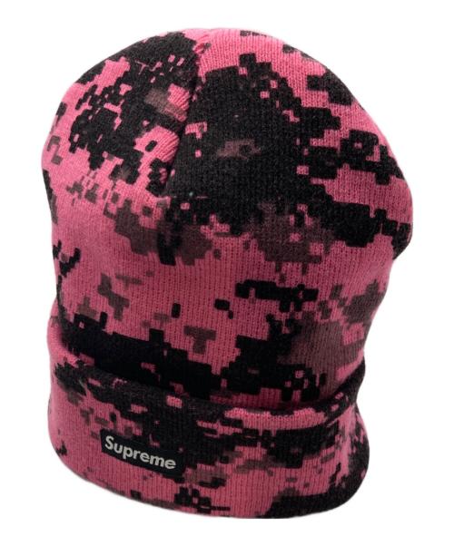 SUPREME（シュプリーム）Supreme (シュプリーム) Degi Camo Beanie ピンクの古着・服飾アイテム