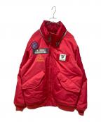AVIREXアヴィレックス）の古着「CUSTOM CWU TOP GUN」｜レッド