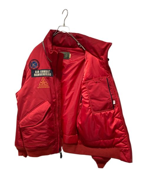 AVIREX（アヴィレックス）AVIREX (アヴィレックス) CUSTOM CWU TOP GUN レッド サイズ:XXLの古着・服飾アイテム