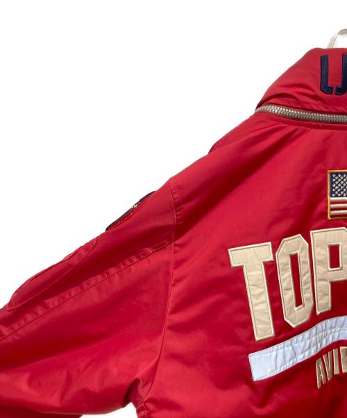 AVIREX（アヴィレックス）AVIREX (アヴィレックス) CUSTOM CWU TOP GUN レッド サイズ:XXLの古着・服飾アイテム