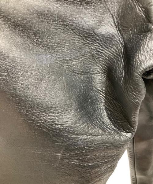 THE FLAT HEAD（ザ・フラットヘッド）THE FLAT HEAD (ザ・フラットヘッド) レザーパンツ ブラック サイズ:W28の古着・服飾アイテム