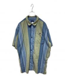 Patagonia（パタゴニア）の古着「半袖シャツ」｜グリーン×ブルー