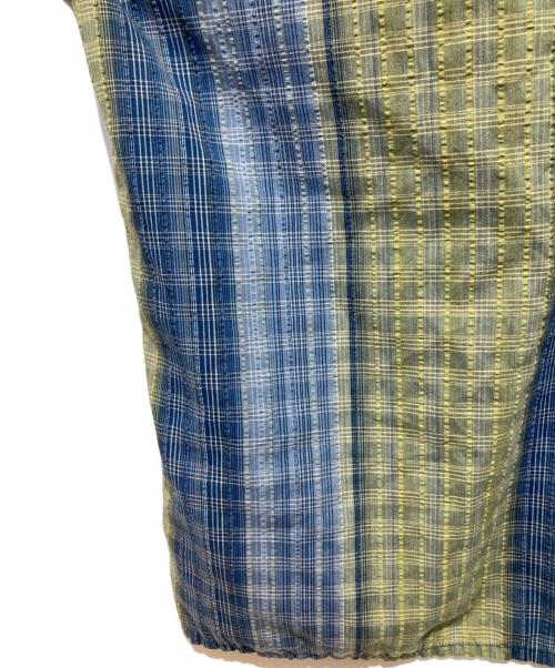 Patagonia（パタゴニア）Patagonia (パタゴニア) 半袖シャツ グリーン×ブルー サイズ:XLの古着・服飾アイテム