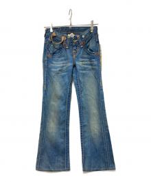 TRUE RELIGION（トゥルー レリジョン）の古着「Billie Midrise Straight Leg Jean」｜インディゴ