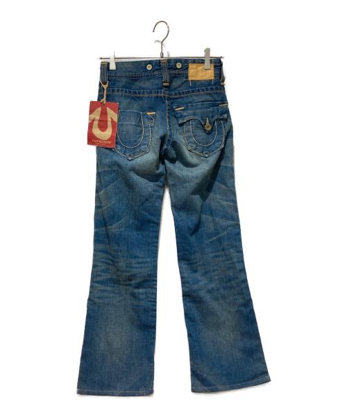 TRUE RELIGION（トゥルー レリジョン）TRUE RELIGION (トゥルー レリジョン) Billie Midrise Straight Leg Jean インディゴ サイズ:24の古着・服飾アイテム